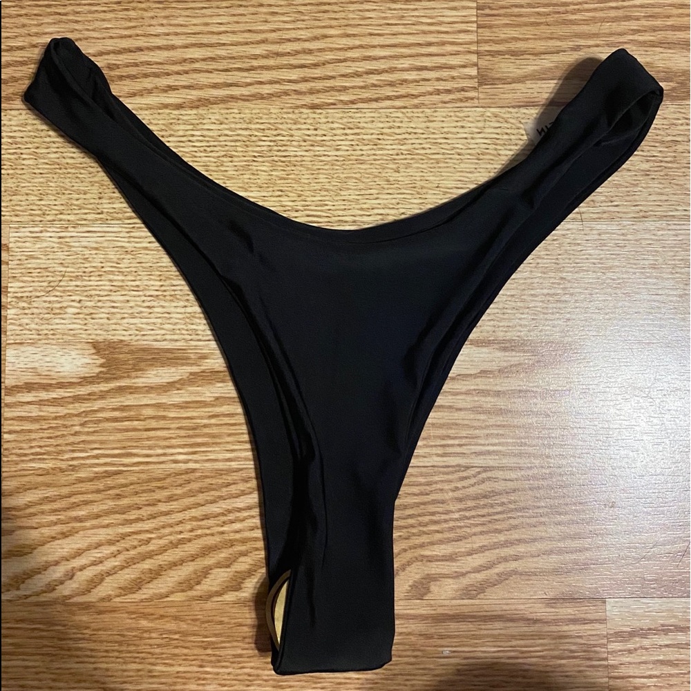 Shein black thong bikini